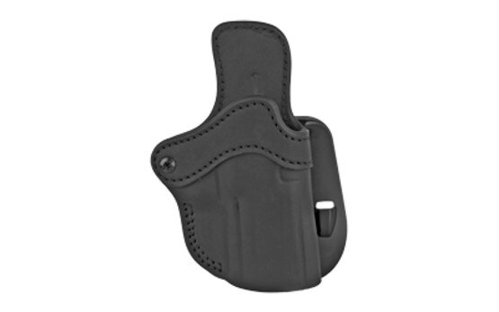 1791 Gunleather OWB Right Hand Optic Ready PDH2.4S Multi-Fit Paddle Holster in Stealth Black